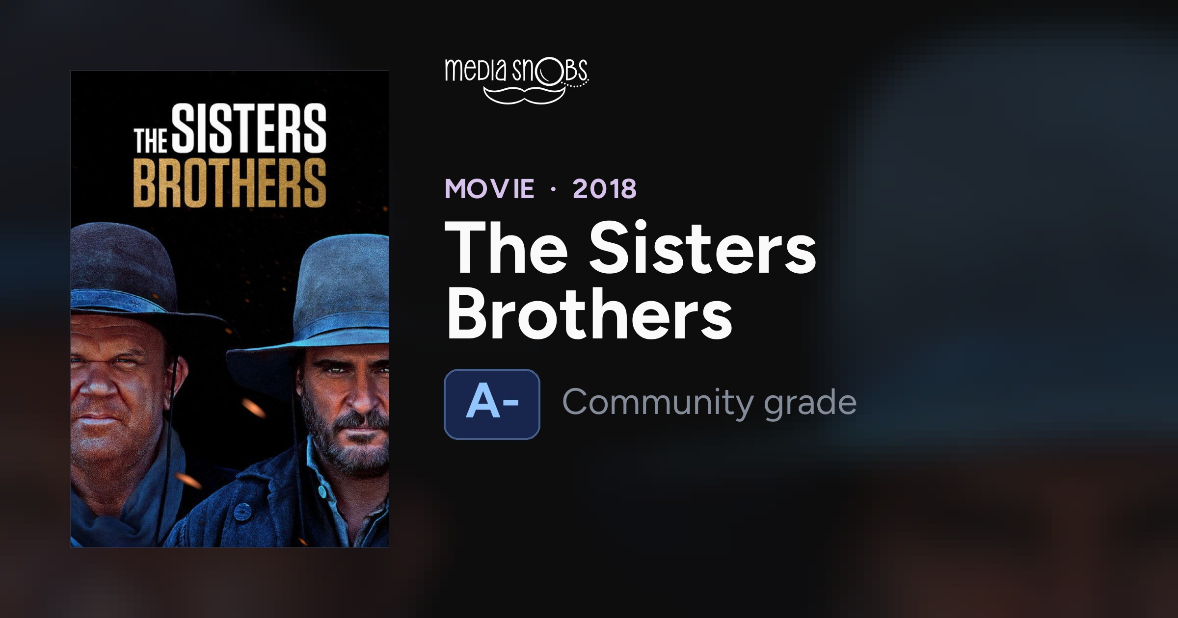 The Sisters Brothers (2018) – Media Snobs